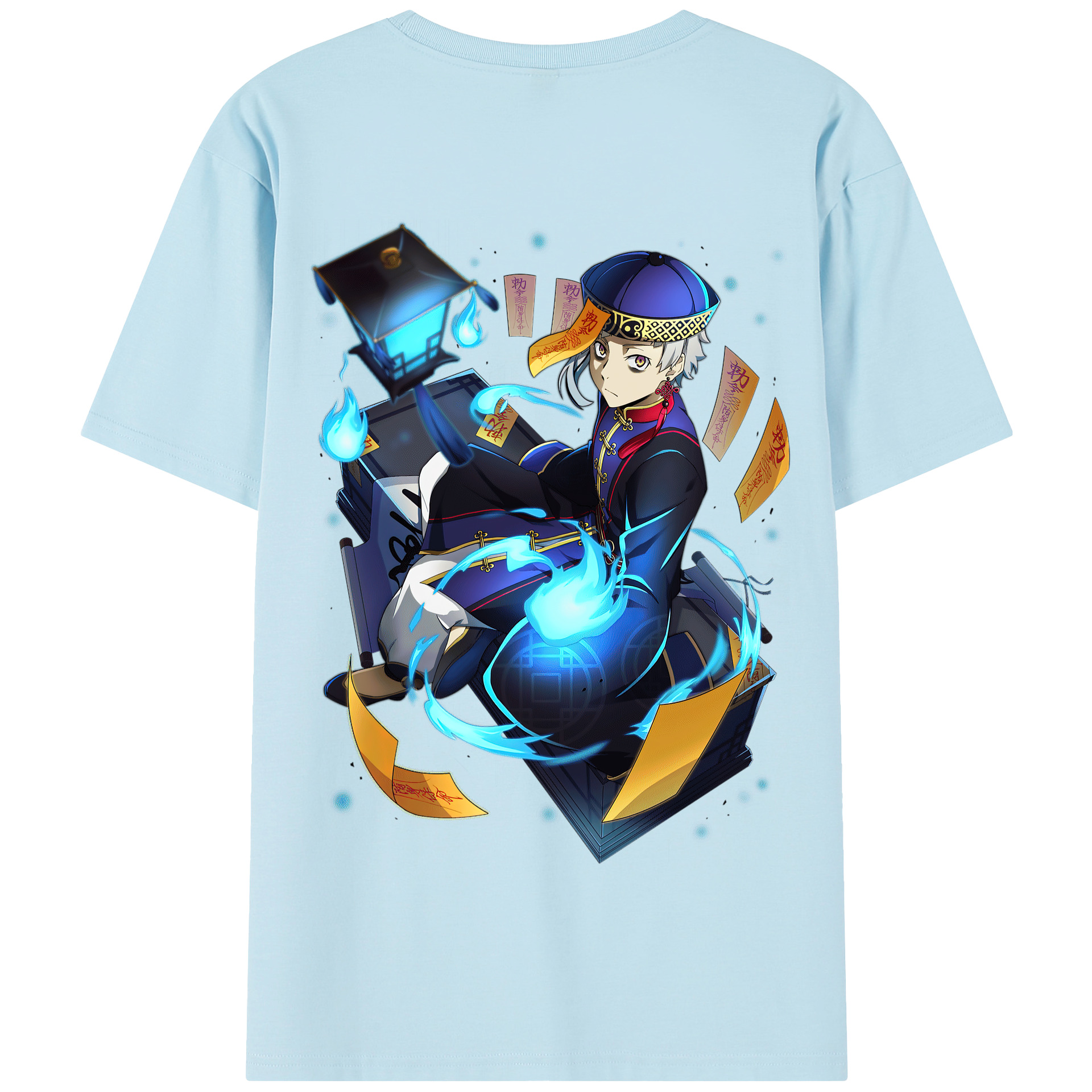 （画像用） 文豪ストレイドッグス Bungo Stray Dogs 綿100％半袖Tシャツ（背面プリント）